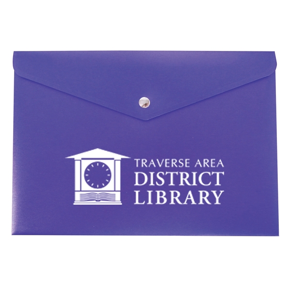 13 1/8" x 9 1/4" polypropylene snap style envelope.... from ASI 52541 Epoly Corp