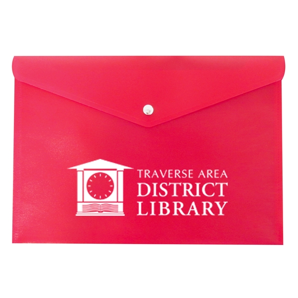 13 1/8" x 9 1/4" polypropylene snap style envelope.... from ASI 52541 Epoly Corp