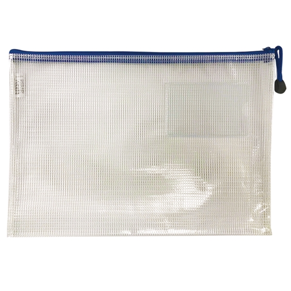 13 1/4" x 9 1/4" Polyweave® zippered document bags with embedded... from ASI 52541 Epoly Corp