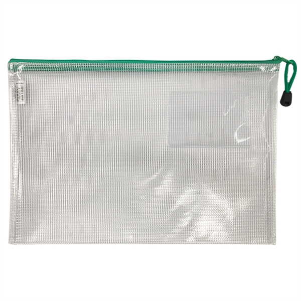 13 1/4" x 9 1/4" Polyweave® zippered document bags with embedded... from ASI 52541 Epoly Corp