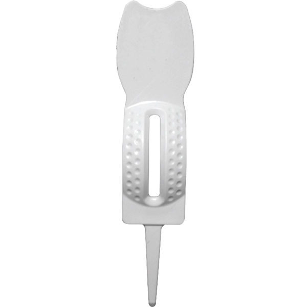 4-in-1 golf divot tool with a stencil, club rest and groove... from ASI 38120 Ball Pro / Diversified Quality Kitchenware
