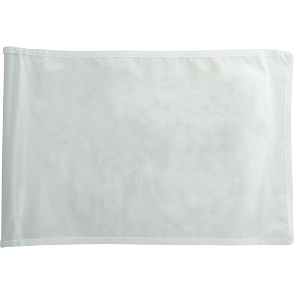 White golf flag measuring 21" x 13" for make the environment... from ASI 38120 Ball Pro / Diversified Quality Kitchenware