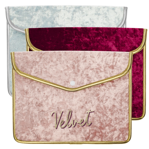 Velvet neoprene snapfolio sleeve for tablet with snap closure. Comes in... from ASI 74710 Numo / NUMO
