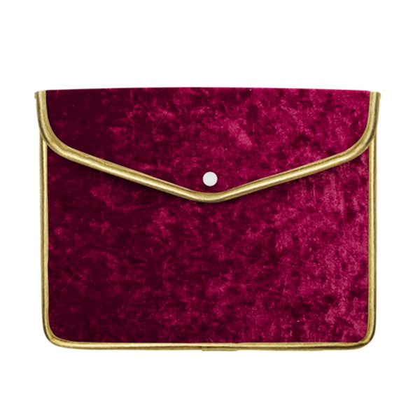 Velvet neoprene snapfolio sleeve for tablet with snap closure. Comes in... from ASI 74710 Numo / NUMO