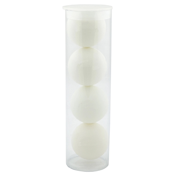 Four-ball pack of white ping pong balls in a tube... from ASI 38120 Ball Pro / Diversified Quality Kitchenware