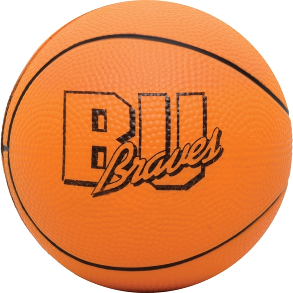 Soft, durable, mini foam basketball measuring 4" for advertising a team... from ASI 38120 Ball Pro / Diversified Quality Kitchenware