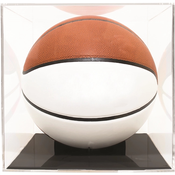 Display cube for your favorite basketball that can be imprinted.... from ASI 38120 Ball Pro / Diversified Quality Kitchenware