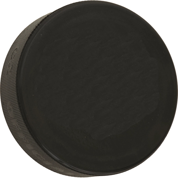 Black hockey puck in an official size, made of black rubber,... from ASI 38120 Ball Pro / Diversified Quality Kitchenware