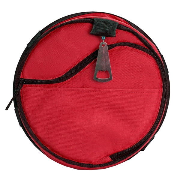 Collapsible Cooler w/Carrying Handles, Metal Bottle Opener on retractable cord... from ASI 30112 ACE Products