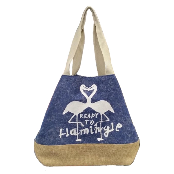 Earth Enthusiast "Ready to Flamingle" Beach Tote... from ASI 34046 Allcasion Travelware Co