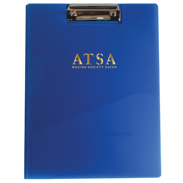 9 5/8" x 12 1/5" x 1/2"polypropylene folder with inside front... from ASI 52541 Epoly Corp