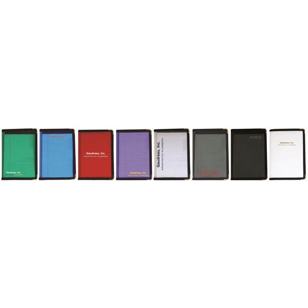 9 3/8" x 12 1/8" x 1/4"refillable pad folio with a... from ASI 52541 Epoly Corp