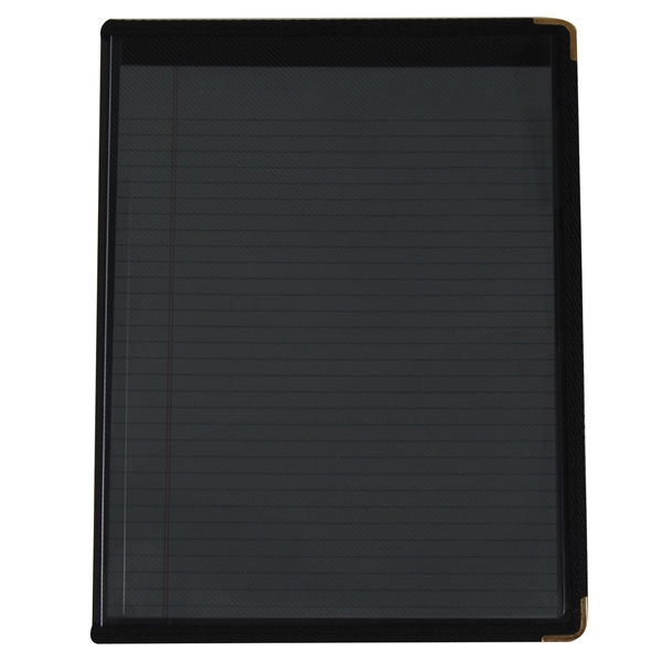 9 3/8" x 12 1/8" x 1/4"refillable pad folio with a... from ASI 52541 Epoly Corp