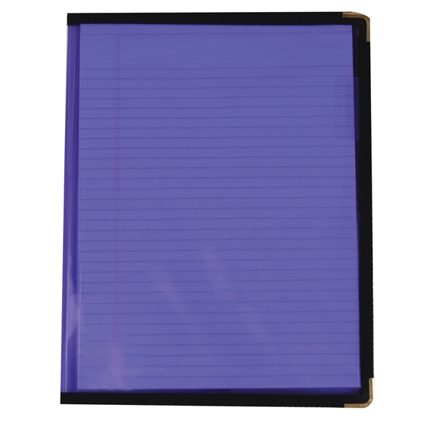 9 3/8" x 12 1/8" x 1/4"refillable pad folio with a... from ASI 52541 Epoly Corp