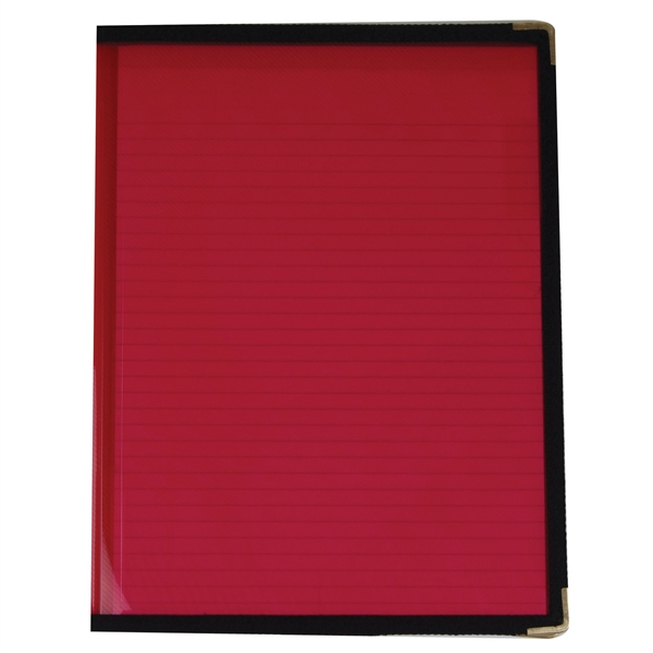 9 3/8" x 12 1/8" x 1/4"refillable pad folio with a... from ASI 52541 Epoly Corp