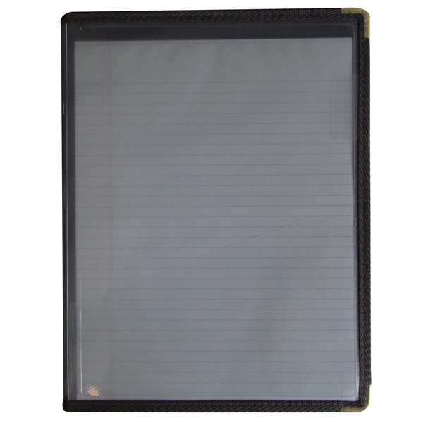 9 3/8" x 12 1/8" x 1/4"refillable pad folio with a... from ASI 52541 Epoly Corp