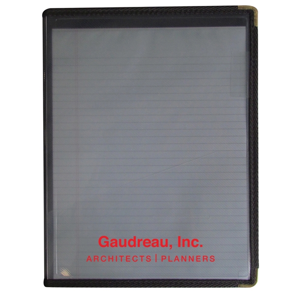9 3/8" x 12 1/8" x 1/4"refillable pad folio with a... from ASI 52541 Epoly Corp
