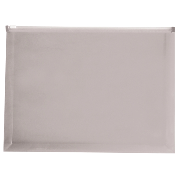 12 3/4" x 9 1/2" smooth translucent polypropylene zip envelope with... from ASI 52541 Epoly Corp