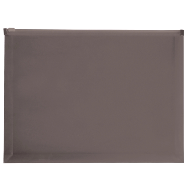 12 3/4" x 9 1/2" smooth translucent polypropylene zip envelope with... from ASI 52541 Epoly Corp