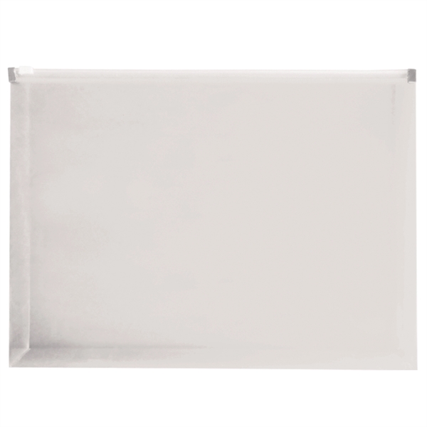 12 3/4" x 9 1/2" smooth translucent polypropylene zip envelope with... from ASI 52541 Epoly Corp