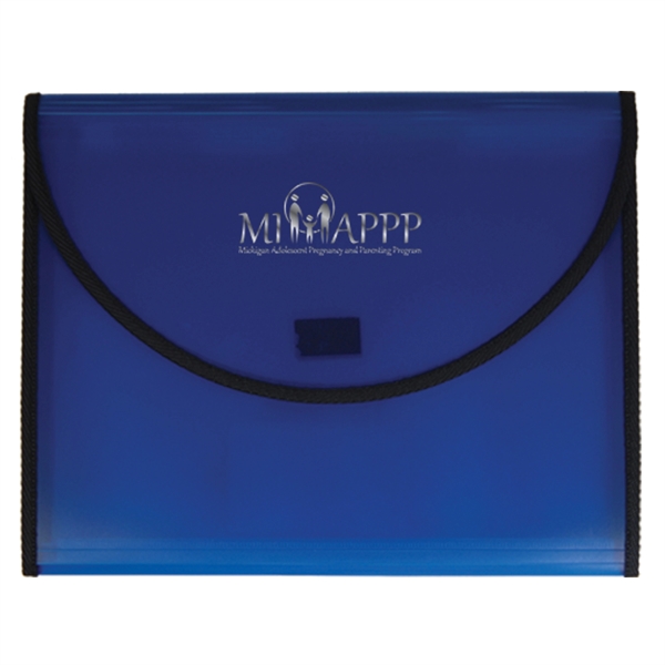 Refillable pad holder with a five-pocket file, 3" x 5" pocket,... from ASI 52541 Epoly Corp
