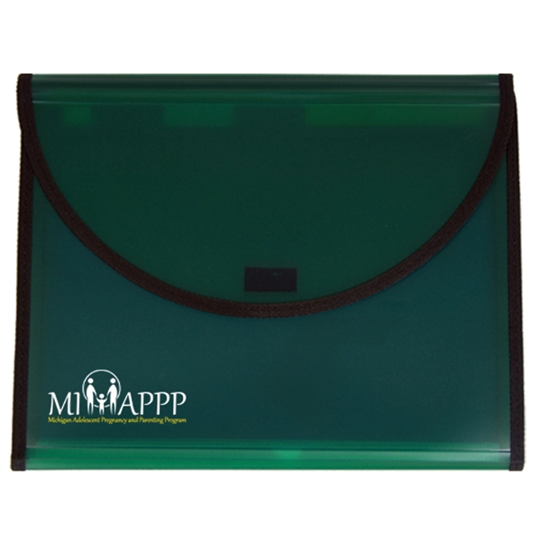 Refillable pad holder with a five-pocket file, 3" x 5" pocket,... from ASI 52541 Epoly Corp