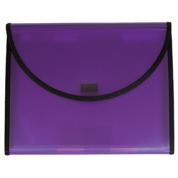 Refillable pad holder with a five-pocket file, 3" x 5" pocket,... from ASI 52541 Epoly Corp
