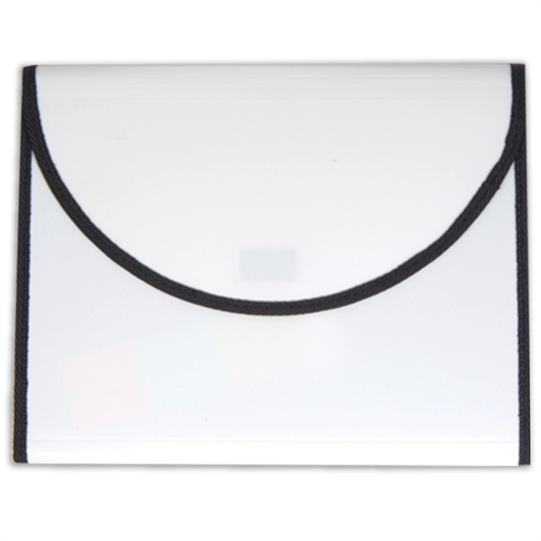 Refillable pad holder with a five-pocket file, 3" x 5" pocket,... from ASI 52541 Epoly Corp