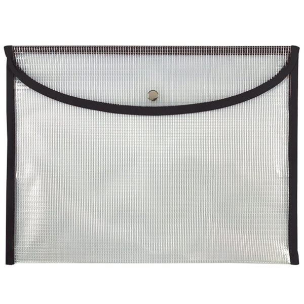 Customizable document holder with snap closure.... from ASI 52541 Epoly Corp