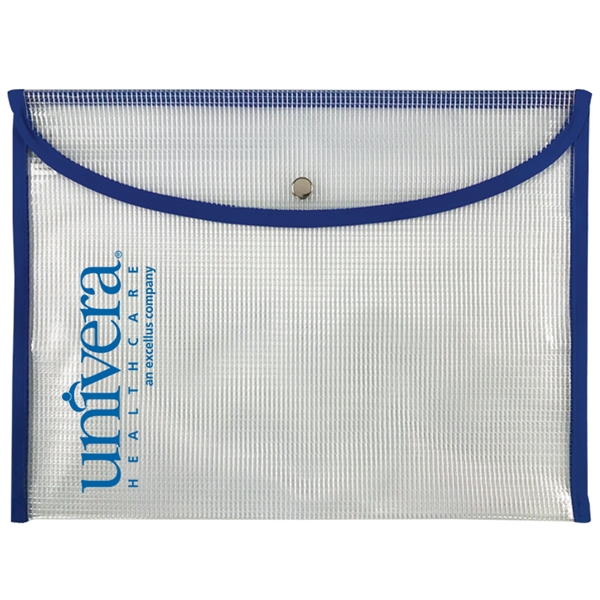 Customizable document holder with snap closure.... from ASI 52541 Epoly Corp