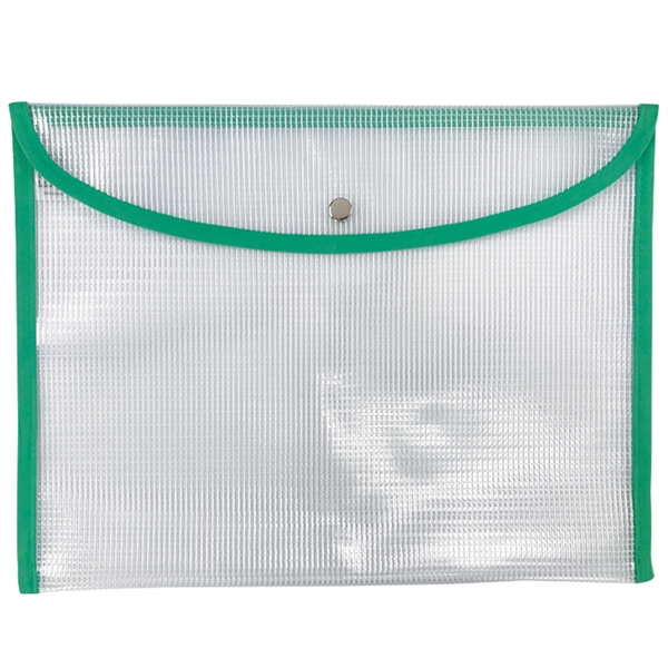 Customizable document holder with snap closure.... from ASI 52541 Epoly Corp