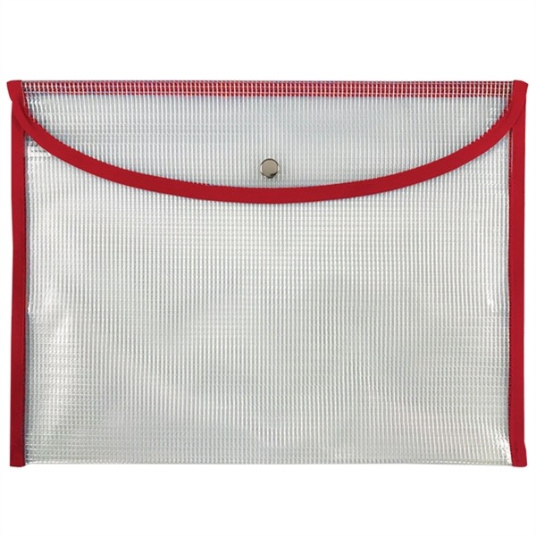 Customizable document holder with snap closure.... from ASI 52541 Epoly Corp