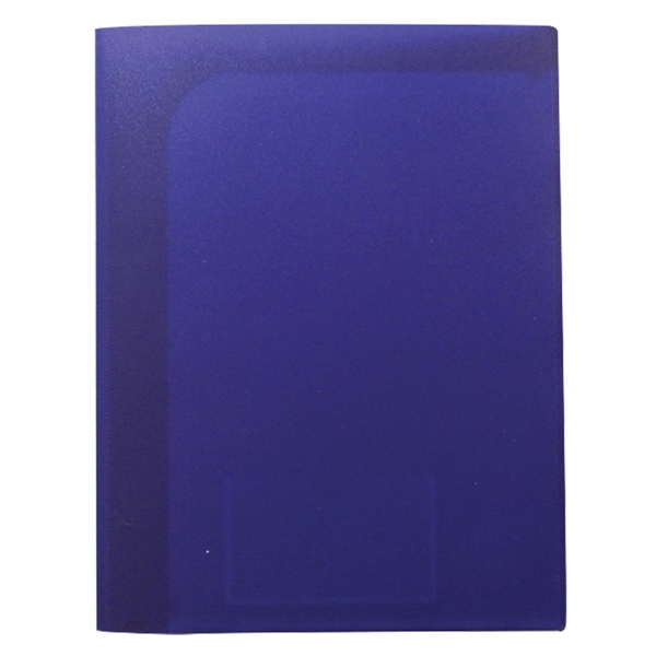 9 1/4" x 12" x 1/4" polypropylene folder with six full-size... from ASI 52541 Epoly Corp