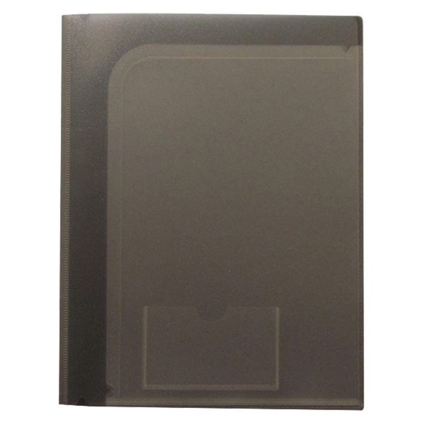 9 1/4" x 12" x 1/4" polypropylene folder with six full-size... from ASI 52541 Epoly Corp
