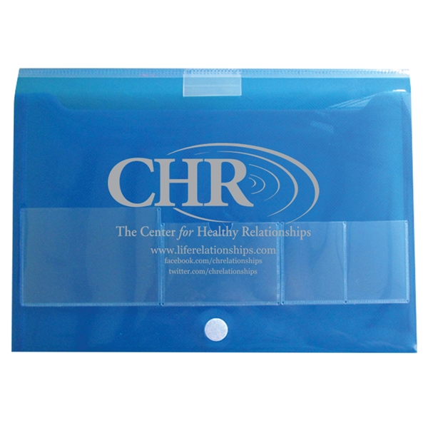 Registration case with badge and business card holders and pockets in... from ASI 52541 Epoly Corp