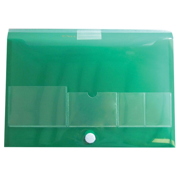 Registration case with badge and business card holders and pockets in... from ASI 52541 Epoly Corp