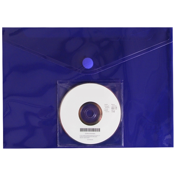 5" x 5" self-adhesive vinyl CD sleeve. Blank.... from ASI 52541 Epoly Corp
