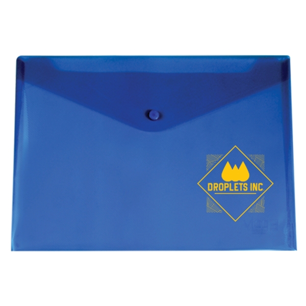 13 1/8" x 9 1/4" polypropylene metallic snap style envelope in... from ASI 52541 Epoly Corp