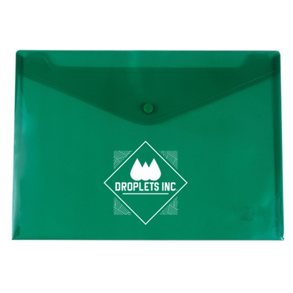 13 1/8" x 9 1/4" polypropylene metallic snap style envelope in... from ASI 52541 Epoly Corp