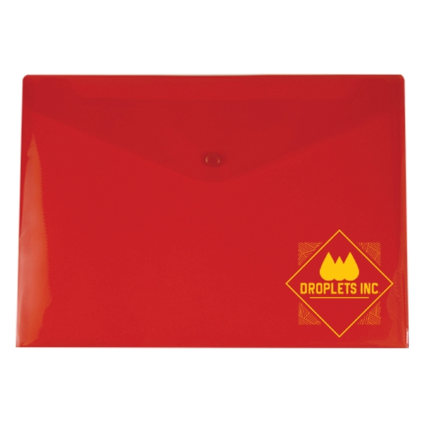 13 1/8" x 9 1/4" polypropylene metallic snap style envelope in... from ASI 52541 Epoly Corp