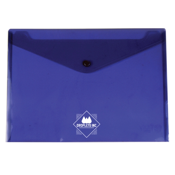 13 1/8" x 9 1/4" polypropylene metallic snap style envelope in... from ASI 52541 Epoly Corp