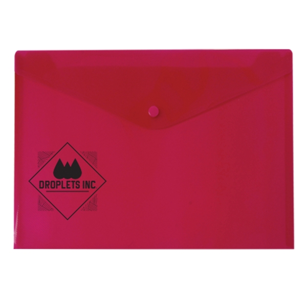 13 1/8" x 9 1/4" polypropylene metallic snap style envelope in... from ASI 52541 Epoly Corp