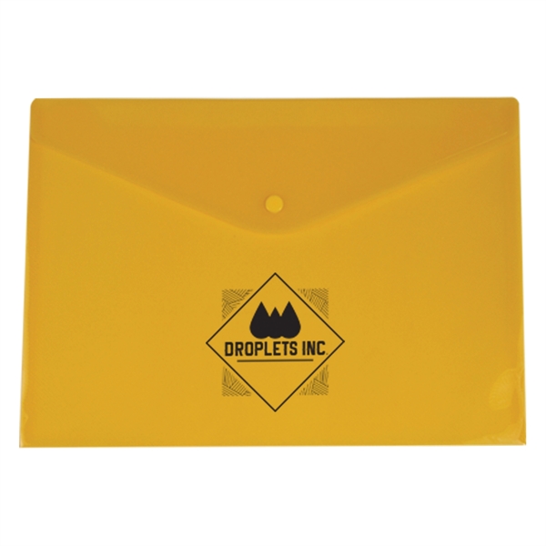 13 1/8" x 9 1/4" polypropylene metallic snap style envelope in... from ASI 52541 Epoly Corp