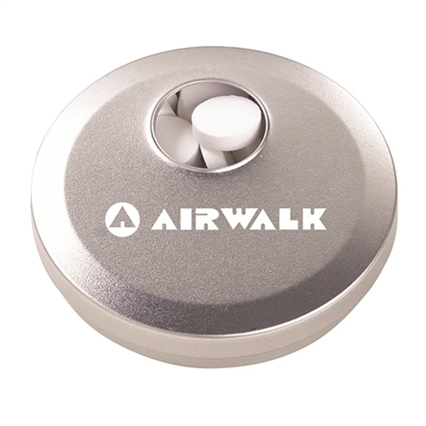 2.375" diameter x 5" H tin offered in two color choices... from ASI 71685 Midnite Snax®