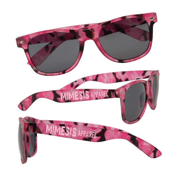 Customizable camouflage sunglasses with shatter-resistant lenses.... from ASI 62190 Illini