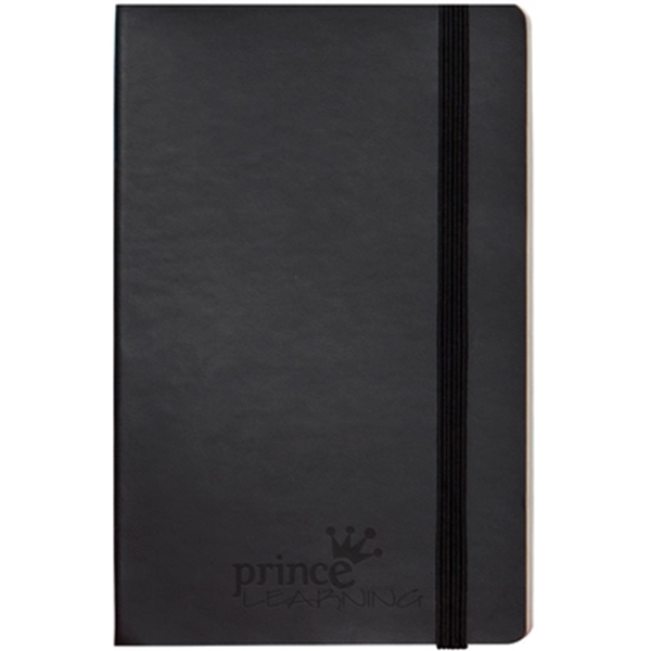 6.5 x 9.5 SoftPedova vinyl cover journal, deboss imprint, satin ribbon,... from ASI 91340 Journalbooks/Timeplanner Calendars