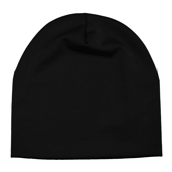 Beanie caps made of a lightweight 95% polyester/5% spandex blend that... from ASI 90160 Suntex Industries