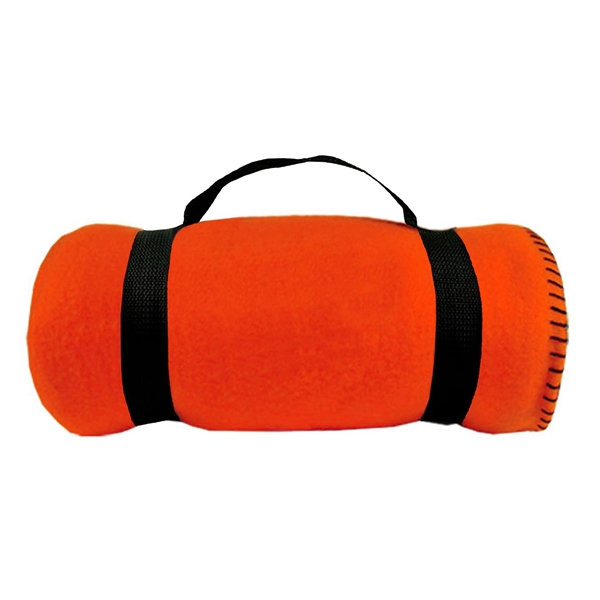 100% polyester fleece hemmed blanket that measures 50" x 60" and... from ASI 90160 Suntex Industries