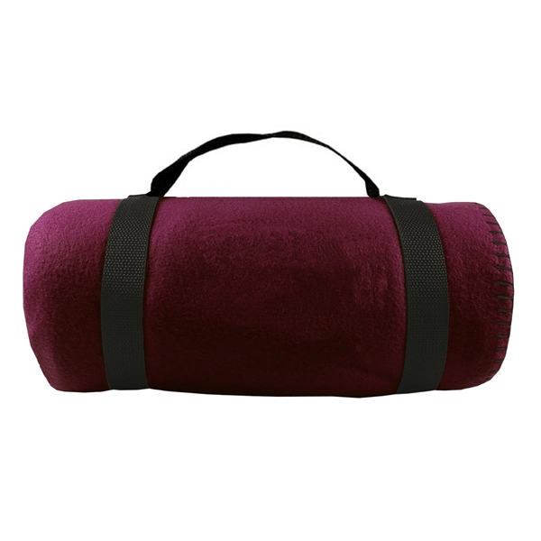 100% polyester fleece hemmed blanket that measures 50" x 60" and... from ASI 90160 Suntex Industries