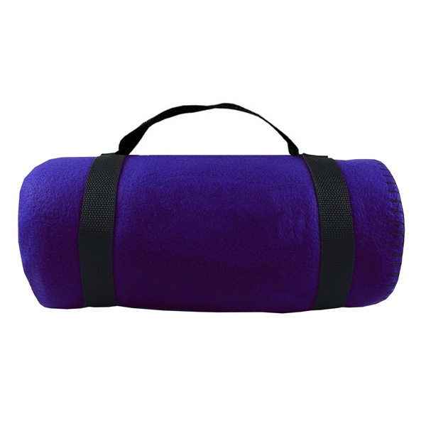 100% polyester fleece hemmed blanket that measures 50" x 60" and... from ASI 90160 Suntex Industries